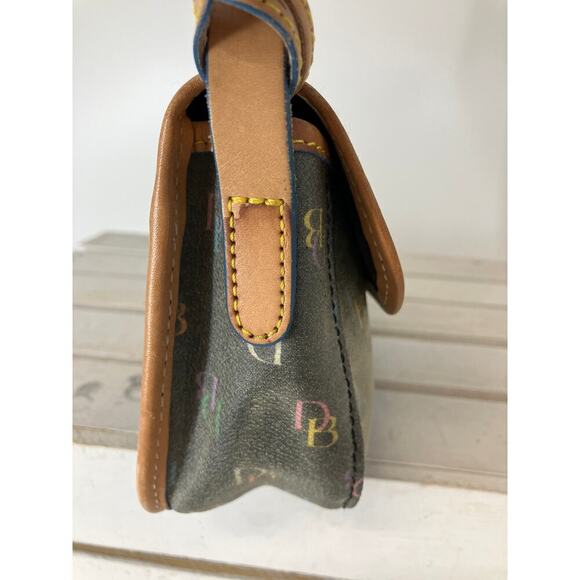 DOONEY & BOURKE MINI VINTAGE COATED CANVAS SHOULDERBAG ASIS - Picture 4 of 16